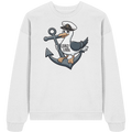 Coast Lover Möwe Kapitän - Unisex Bio Pullover - Kiebitzdelle