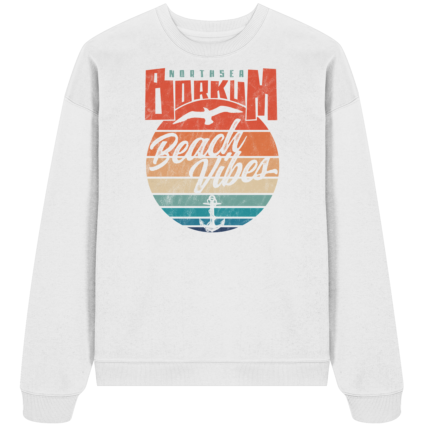 Borkum Beach Vibes - Unisex Bio Pullover