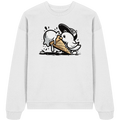 Möwe Küken mit Eis Street Art - Unisex Bio Pullover - Kiebitzdelle