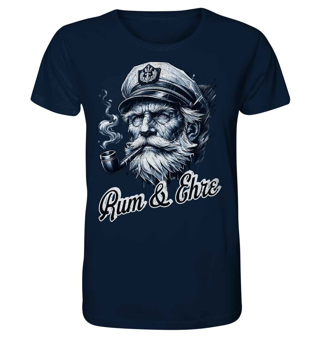 Rum und Ehre Kapitän - Herren Premium Bio Shirt - Kiebitzdelle