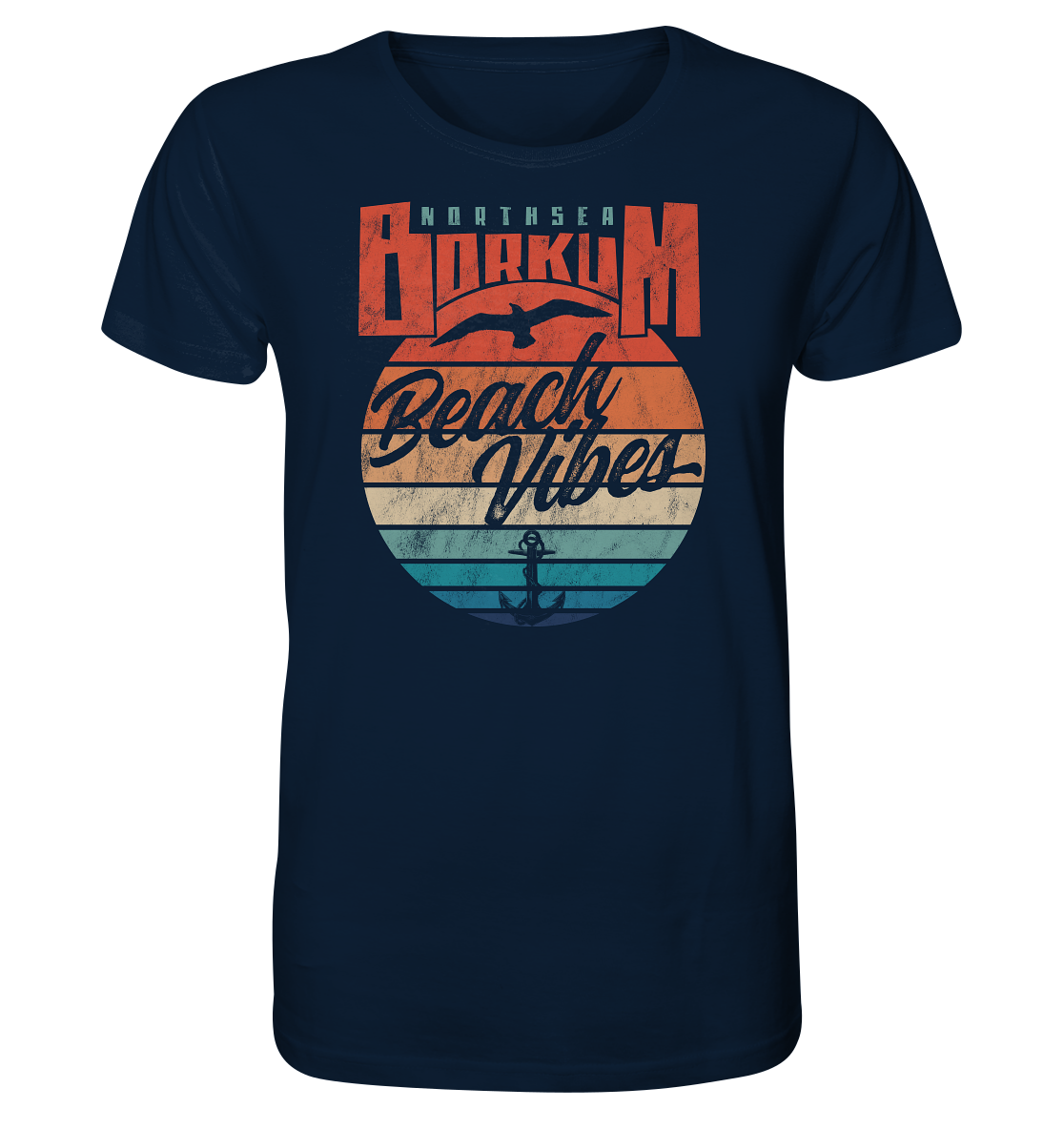 Borkum Beach Vibes - Herren Premium Bio Shirt - Kiebitzdelle