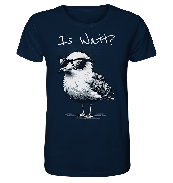 Is Watt Coole Möwe - Herren Premium Bio Shirt - Kiebitzdelle