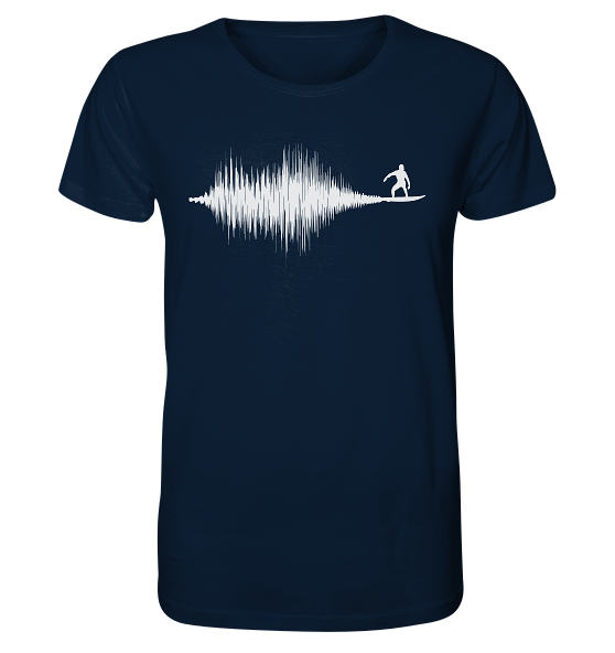 Soundwave Schallewelle Surfer Equilizer - Herren Premium Bio Shirt