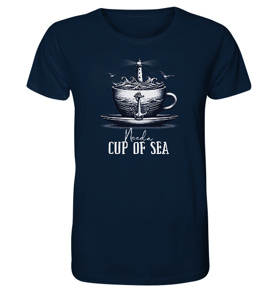 Need a cup of sea - Herren Premium Bio Shirt