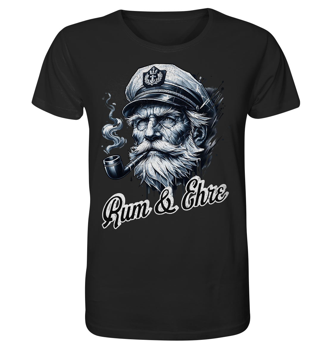 Rum und Ehre Kapitän - Herren Premium Bio Shirt - Kiebitzdelle