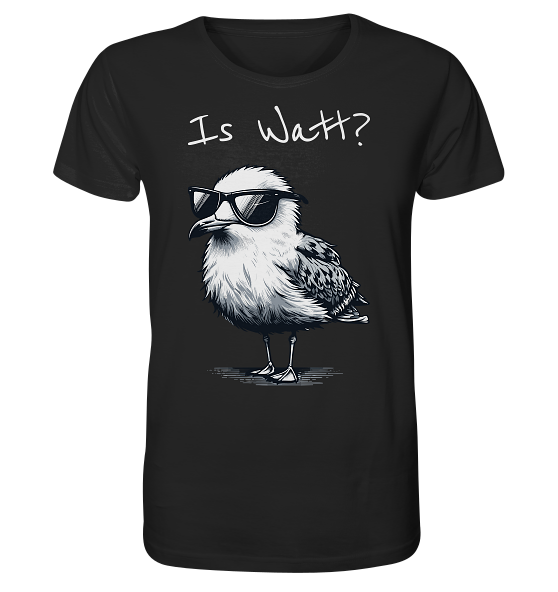 Is Watt Coole Möwe - Herren Premium Bio Shirt - Kiebitzdelle