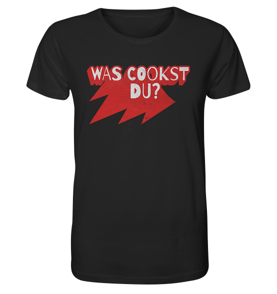 Was cookst du Lustig Kochen - Herren Premium Bio Shirt
