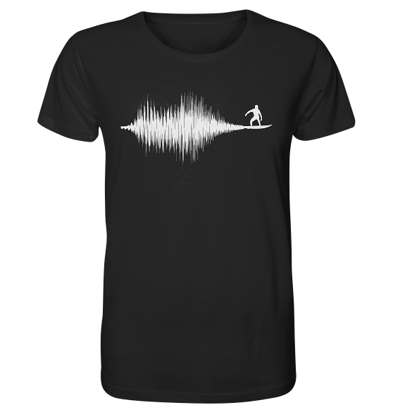 Soundwave Schallewelle Surfer Equilizer - Herren Premium Bio Shirt