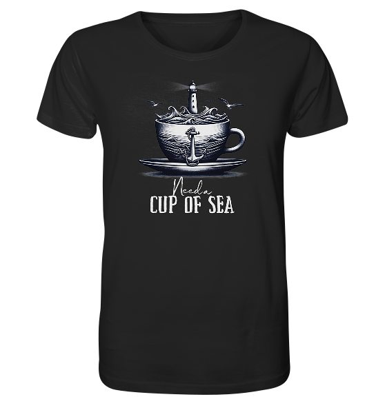 Need a cup of sea - Herren Premium Bio Shirt