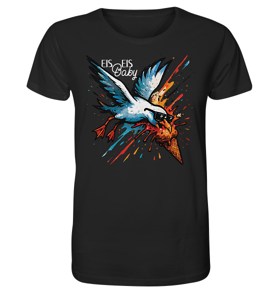 Eis Eis Baby Eisdieb Möwe - Herren Premium Bio Shirt