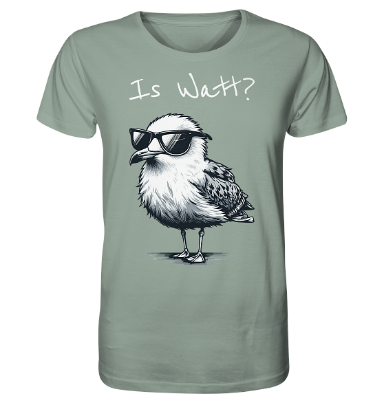 Is Watt Coole Möwe - Herren Premium Bio Shirt - Kiebitzdelle