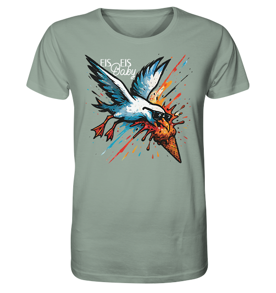 Eis Eis Baby Eisdieb Möwe - Herren Premium Bio Shirt