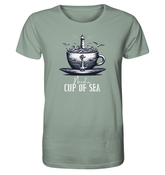 Need a cup of sea - Herren Premium Bio Shirt