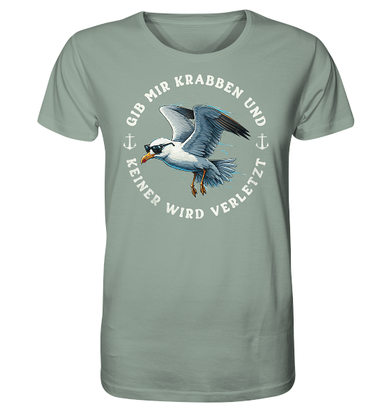 Gib mir Krabben und keiner wird verletzt - Herren Premium Bio Shirt - Kiebitzdelle