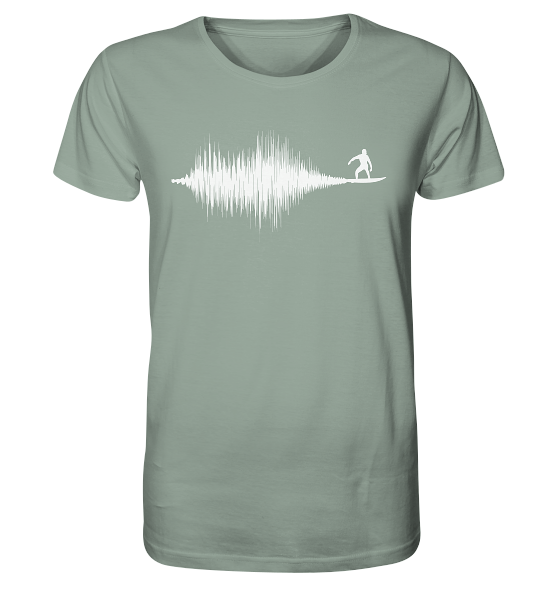 Soundwave Schallewelle Surfer Equilizer - Herren Premium Bio Shirt