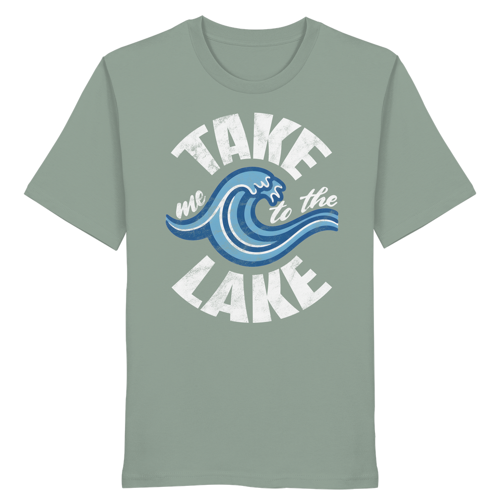 Take me to the Lake - Herren Premium Bio Shirt - Kiebitzdelle
