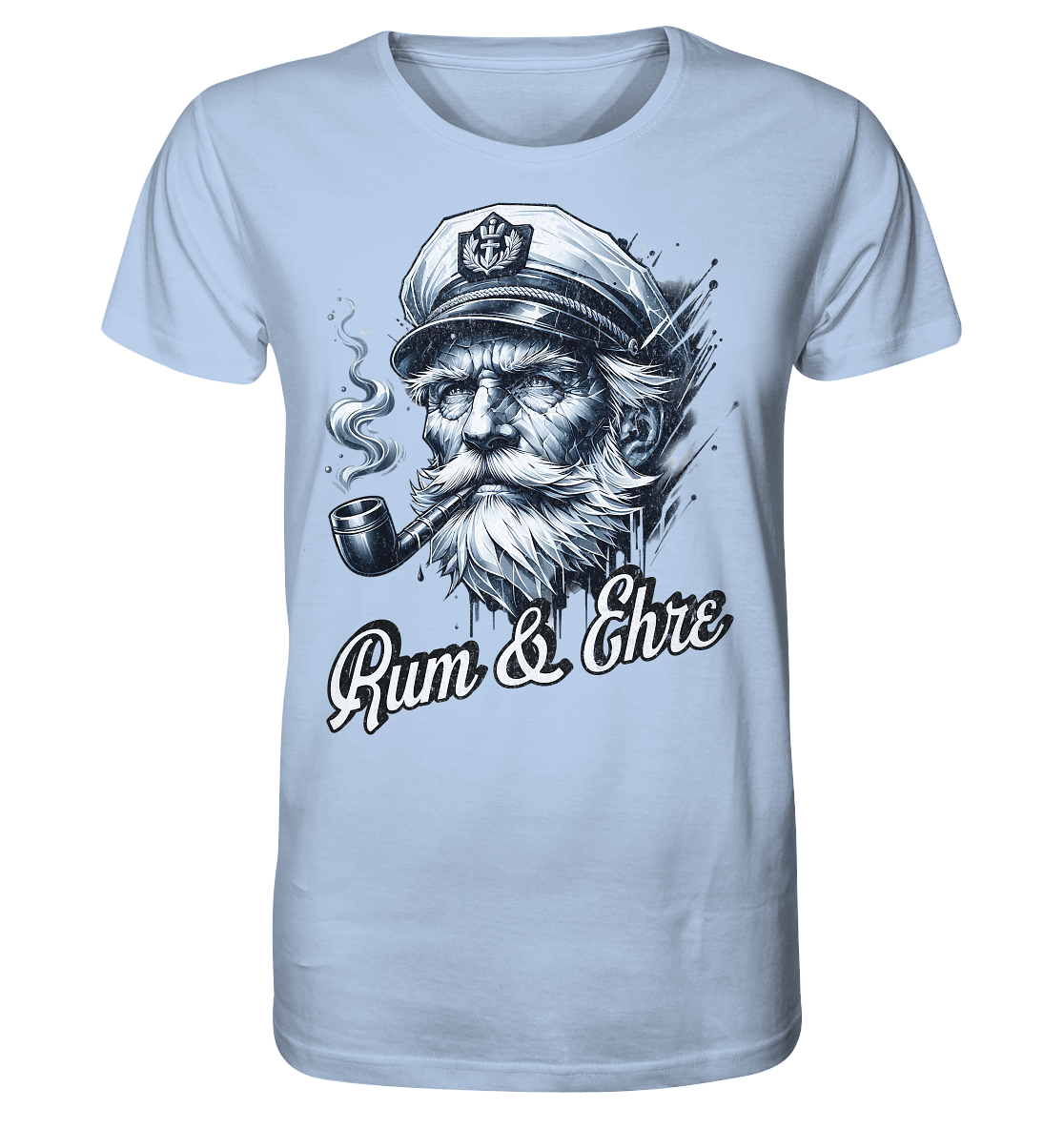 Rum und Ehre Kapitän - Herren Premium Bio Shirt - Kiebitzdelle