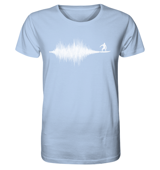 Soundwave Schallewelle Surfer Equilizer - Herren Premium Bio Shirt - Kiebitzdelle