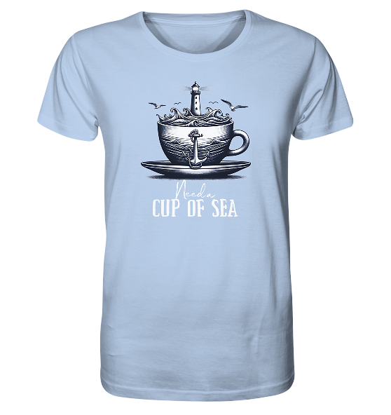 Need a cup of sea - Herren Premium Bio Shirt - Kiebitzdelle