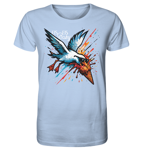 Eis Eis Baby Eisdieb Möwe - Herren Premium Bio Shirt