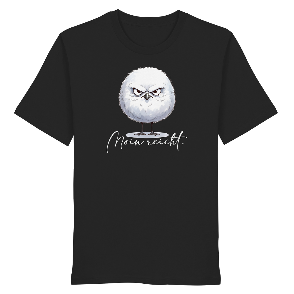 Moin reicht - Grimmige runde Möwe - Organic Shirt
