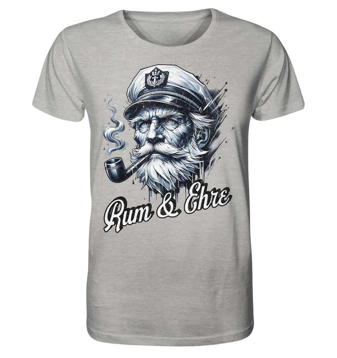 Rum und Ehre Kapitän - Herren Premium Bio Shirt - Kiebitzdelle