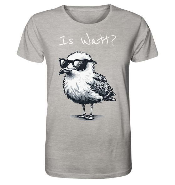 Is Watt Coole Möwe - Herren Premium Bio Shirt - Kiebitzdelle