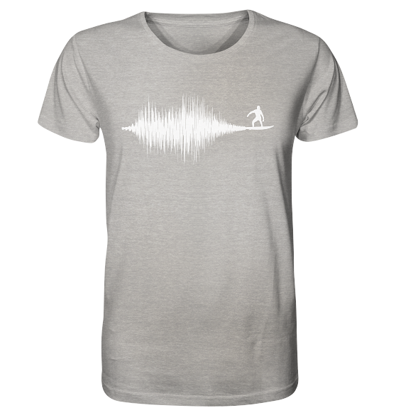Soundwave Schallewelle Surfer Equilizer - Herren Premium Bio Shirt