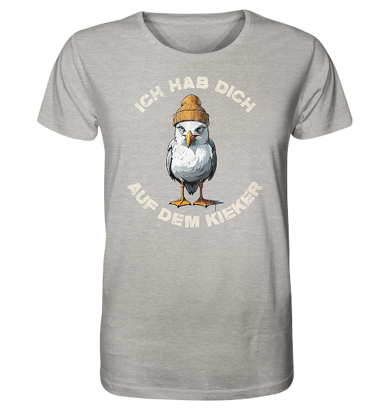 Ich hab Dich auf dem Kieker Möwe Spruch - Herren Premium Bio Shirt - Kiebitzdelle