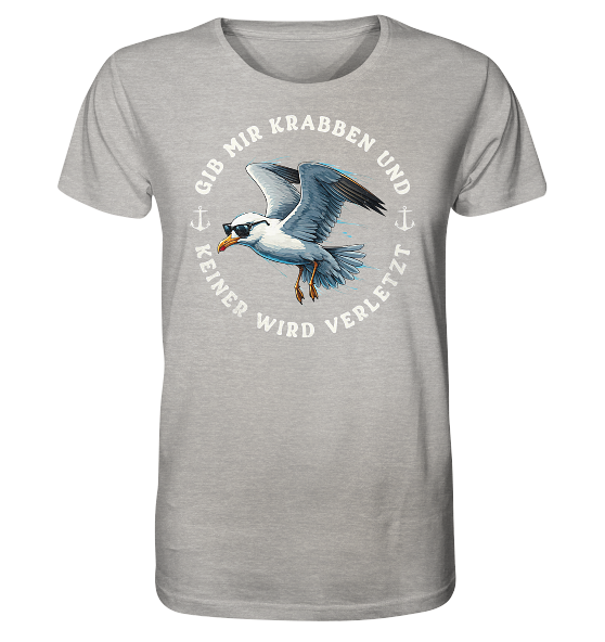 Gib mir Krabben und keiner wird verletzt - Herren Premium Bio Shirt