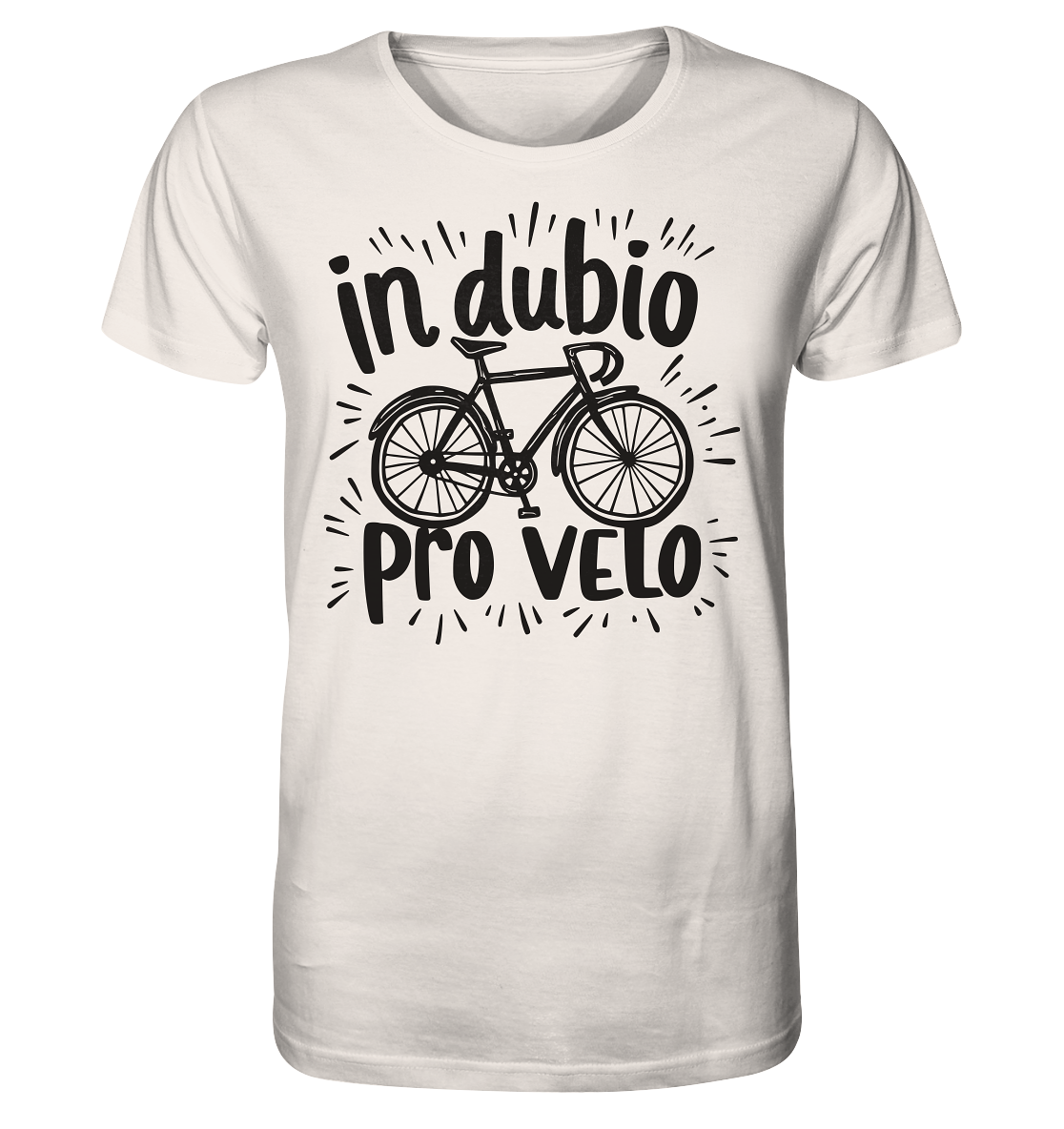 In dubio pro velo Fahrrad Spruch - Herren Premium Bio Shirt