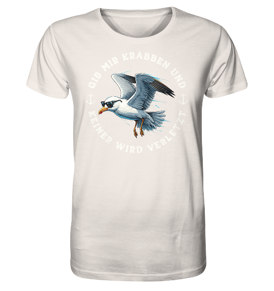 Gib mir Krabben und keiner wird verletzt - Herren Premium Bio Shirt - Kiebitzdelle