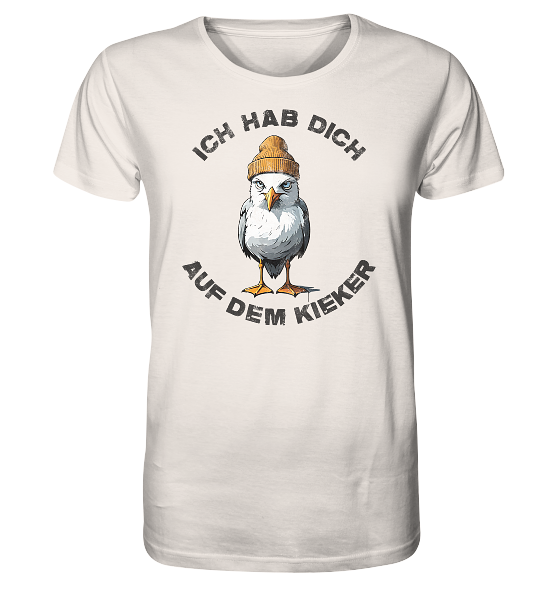 Ich hab Dich auf dem Kieker Möwe Spruch - Herren Premium Bio Shirt - Kiebitzdelle