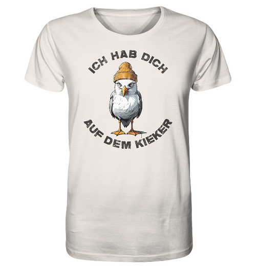 Ich hab Dich auf dem Kieker Möwe Spruch - Herren Premium Bio Shirt - Kiebitzdelle