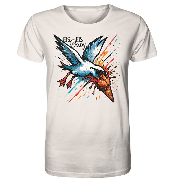 Eis Eis Baby Eisdieb Möwe - Herren Premium Bio Shirt
