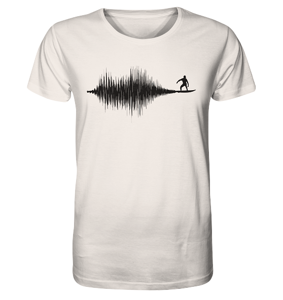 Soundwave Schallewelle Surfer Equilizer - Herren Premium Bio Shirt