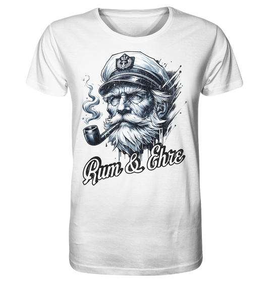 Rum und Ehre Kapitän - Herren Premium Bio Shirt