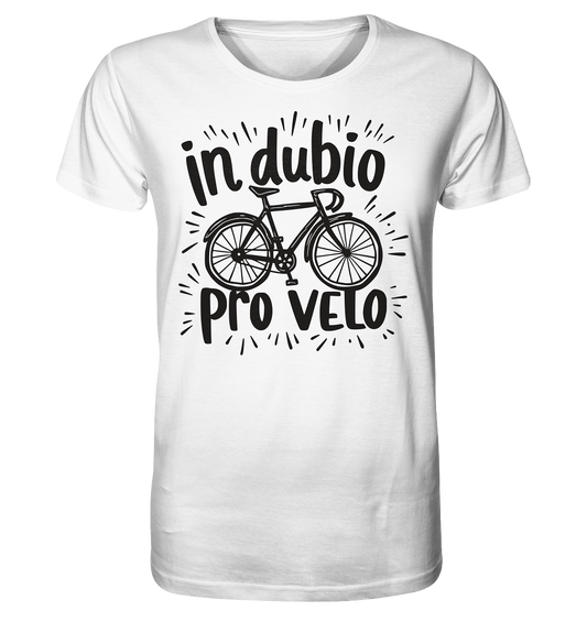 In dubio pro velo Fahrrad Spruch - Herren Premium Bio Shirt
