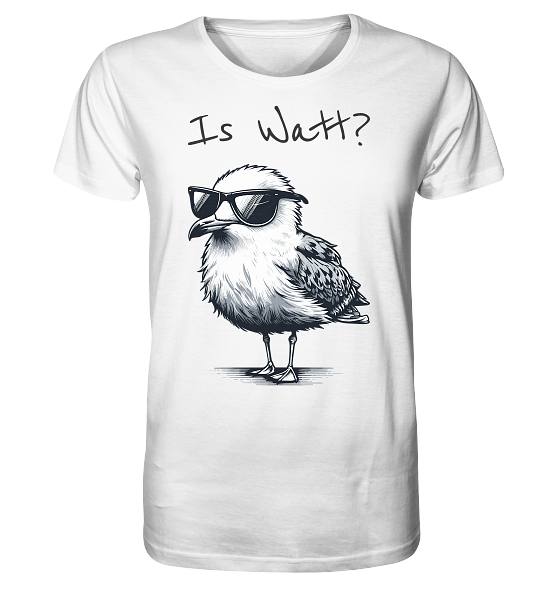 Is Watt Coole Möwe - Herren Premium Bio Shirt - Kiebitzdelle