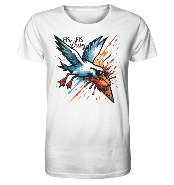 Eis Eis Baby Eisdieb Möwe - Herren Premium Bio Shirt