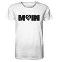 Moin Spruch mit Herz Anker - Herren Premium Bio Shirt - Kiebitzdelle