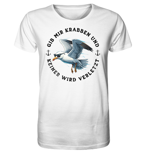 Gib mir Krabben und keiner wird verletzt - Herren Premium Bio Shirt