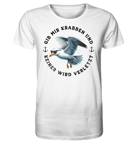 Gib mir Krabben und keiner wird verletzt - Herren Premium Bio Shirt