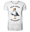 Mein Anker am Morgen Kaffee Möwe - Herren Premium Bio Shirt - Kiebitzdelle