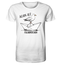 Kurs auf Fischbrötchen Papierschiff Möwe - Herren Premium Bio Shirt - Kiebitzdelle