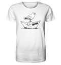 Papierschiff Möwe Moin - Herren Premium Bio Shirt - Kiebitzdelle