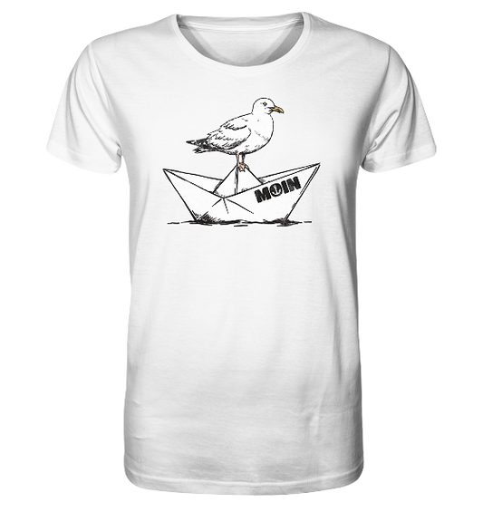 Papierschiff Möwe Moin - Herren Premium Bio Shirt
