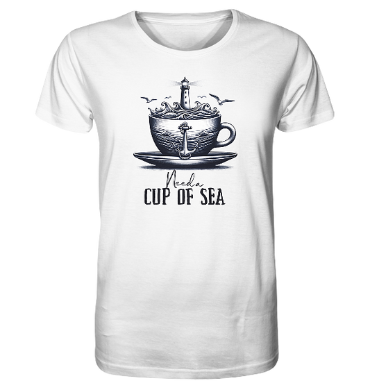 Need a cup of sea - Herren Premium Bio Shirt