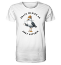 Snack mi nich an erst Koffein Möwe Spruch - Herren Premium Bio Shirt - Kiebitzdelle