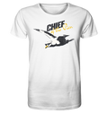 Chief of the Pier Chef Möwe mit Sonnenbrille - Herren Premium Bio Shirt - Kiebitzdelle